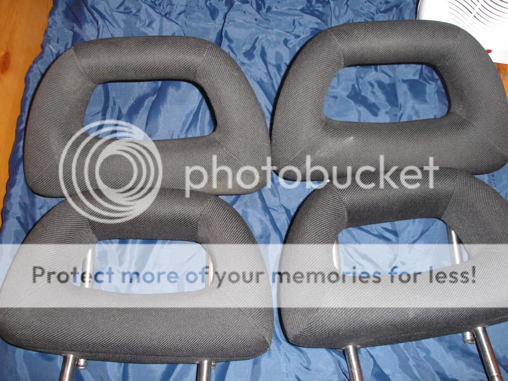 FS Black cloth beetle headrests VW Vortex Volkswagen Forum