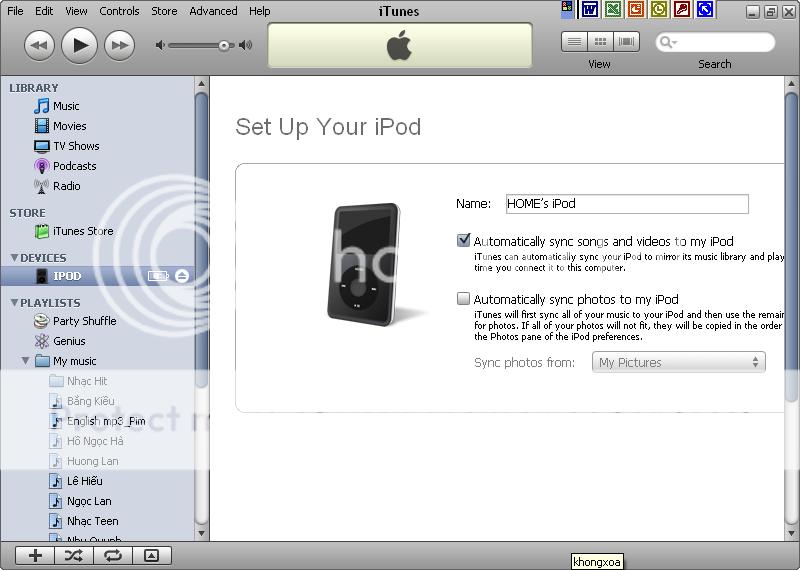 Chuyên đề thắc mắc chia sẻ ipod