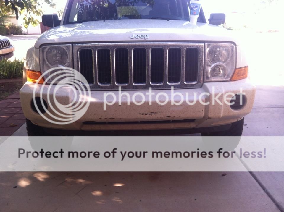 Happy new winch bumper day!!!!!!! Jeep Commander Forum